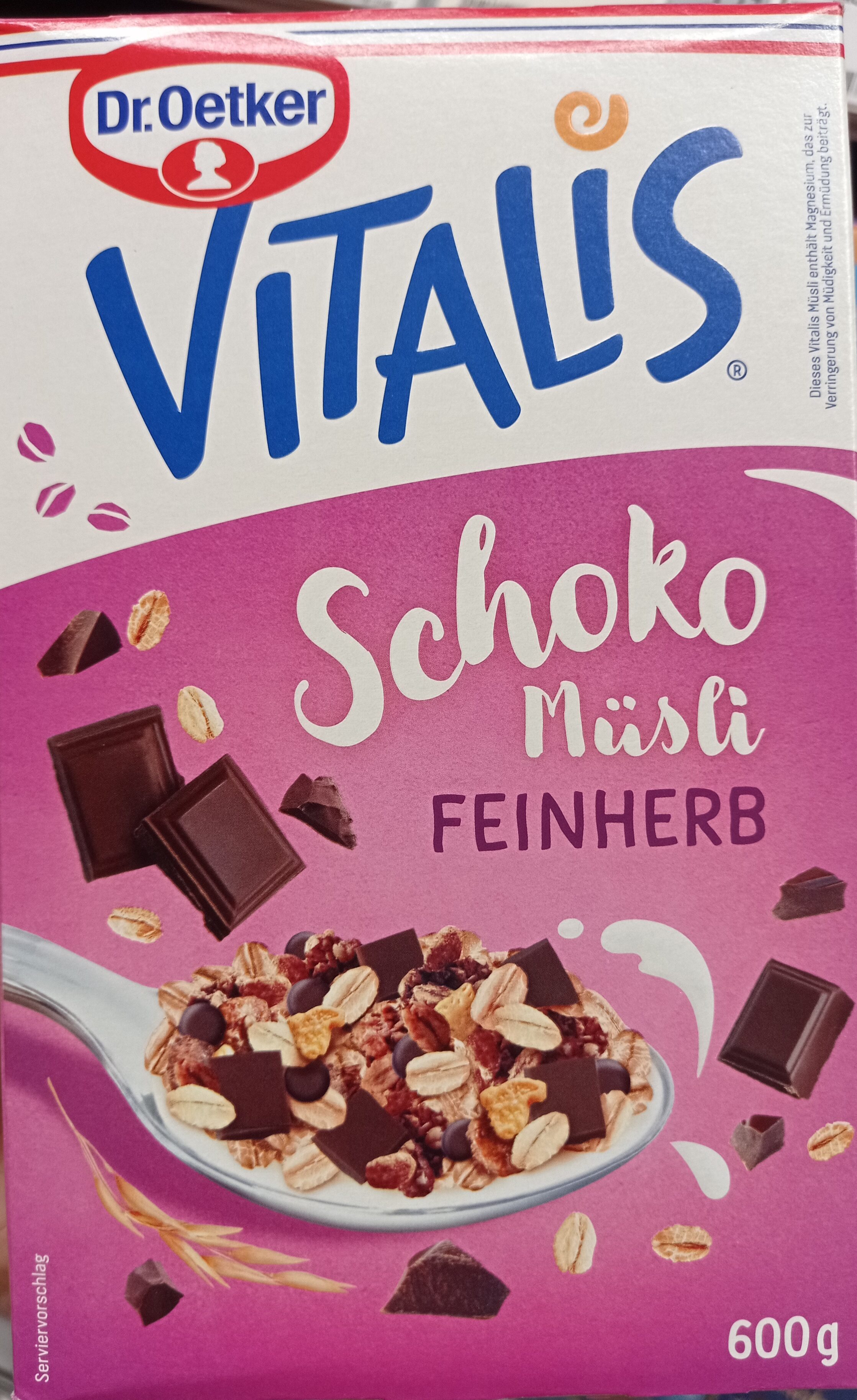 Vitalis Schoko Müsli feinherb - Produkt