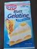 Blatt Gelatine - Produit