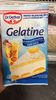 Gelatine - Produit