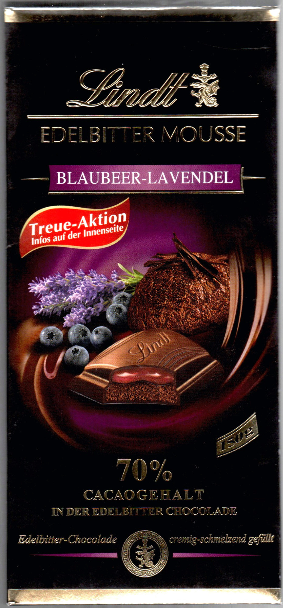 Edelbitter Mousse - Blaubeer-Lavendel - Product - de