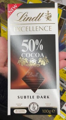 Chocolate 50% subtle dark - Product
