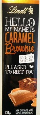 Hello my name is Caramel Brownie - Produkt - fr
