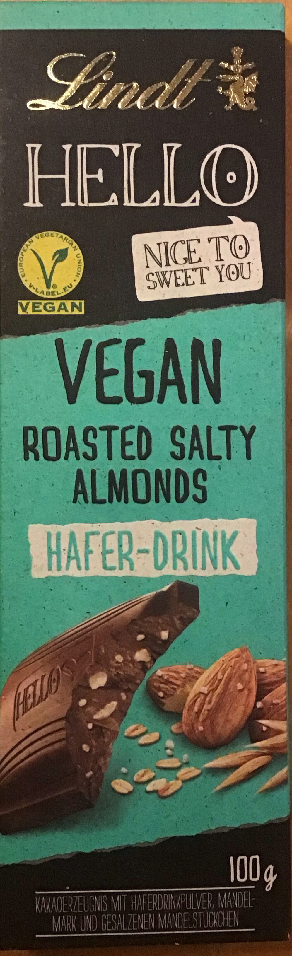 Hello Vegan Roasted Salty Almonds Haferdrink - Produkt