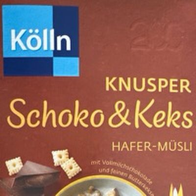 Knusper Schoko & Keks - Hafer-Müsli - Produkt