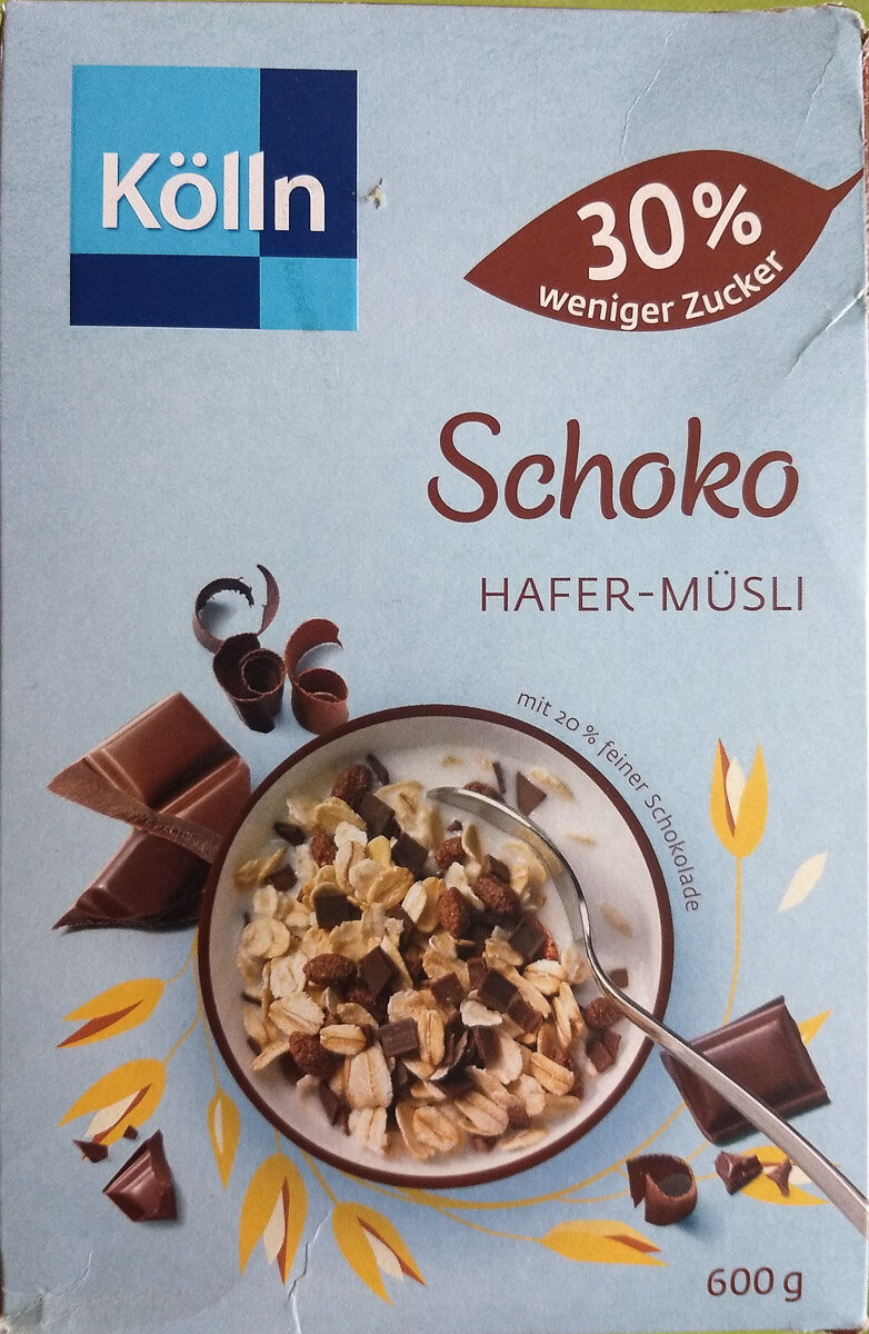 Müsli Schoko 30% weniger Zucker - Produkt