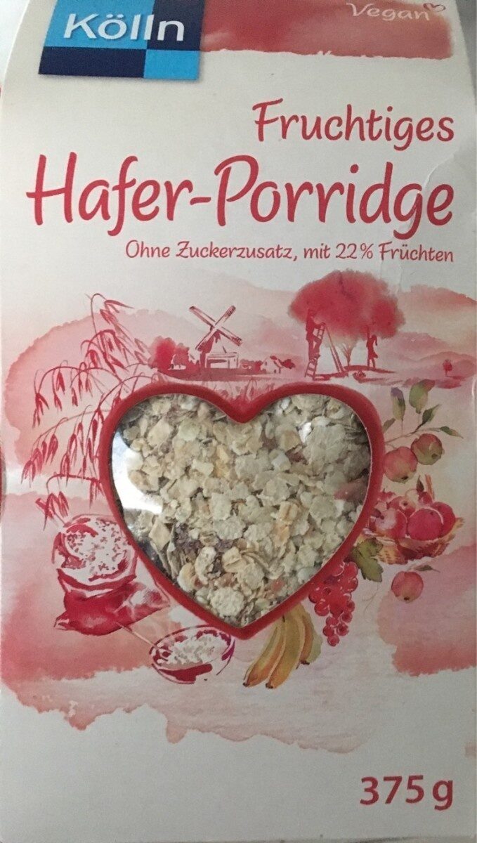Fruchtiges Hafer-Porridge - Product - de