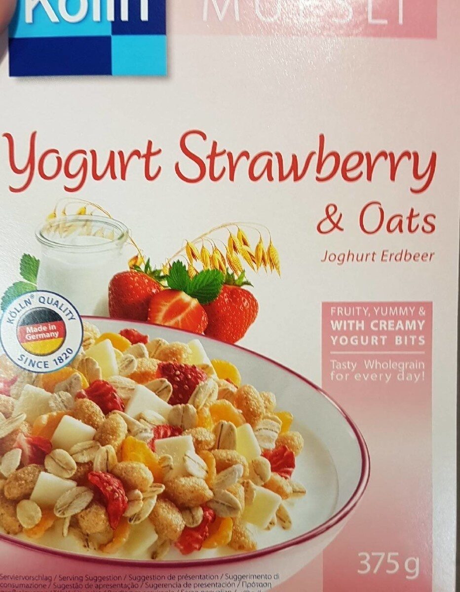Muesli yogurt strawberry - Producto - fr
