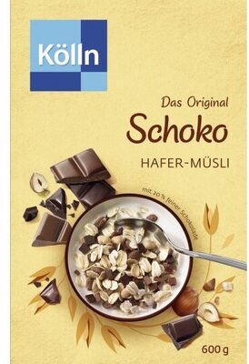 Knusper Vollkorn-Müsli mit 5 % Schokoladenblättchen und5 % Haselnusskrokant - Prodotto - de