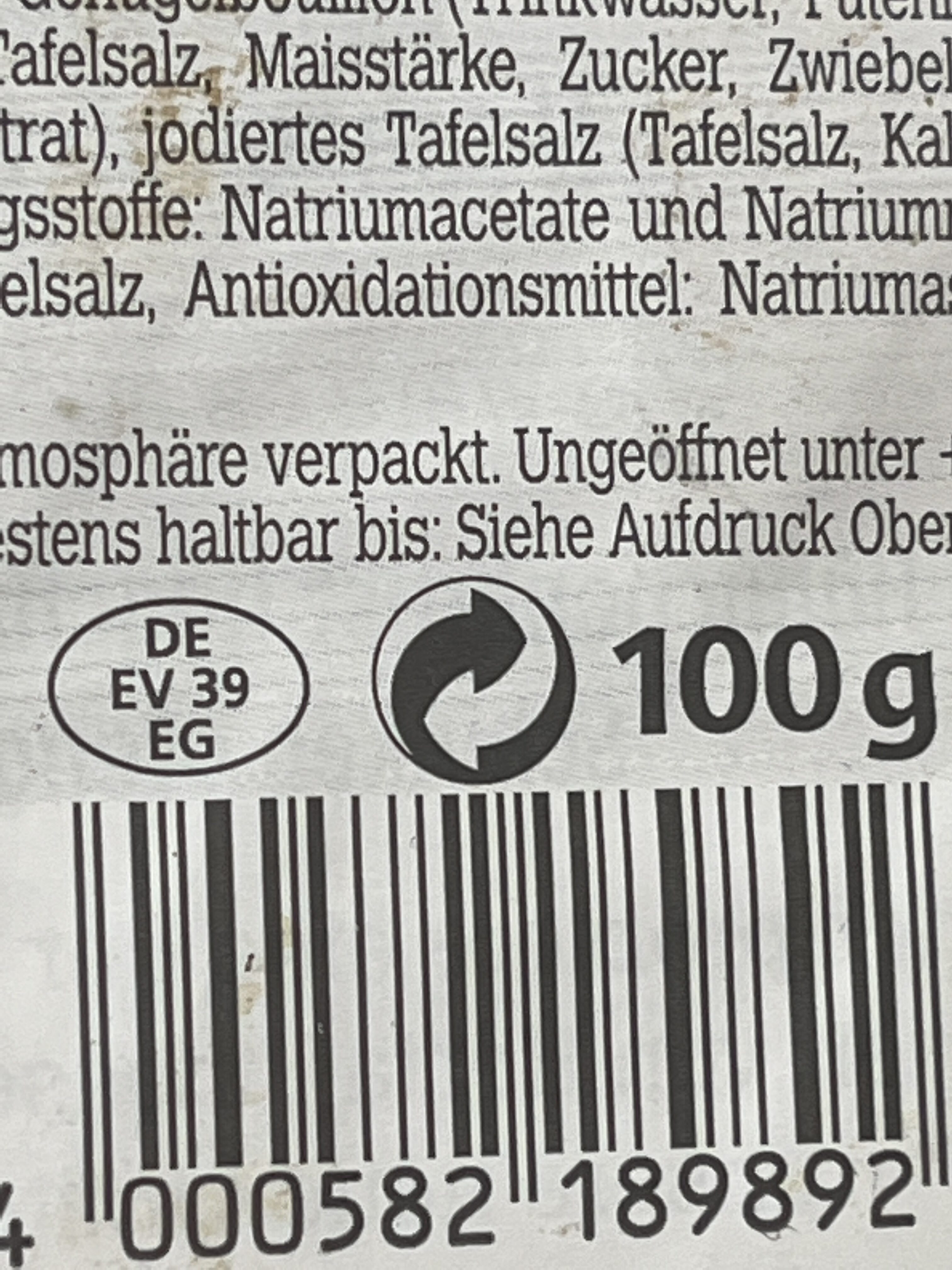 Finesse Putenbrust im Ofen gegrillt - Recycling instructions and/or packaging information