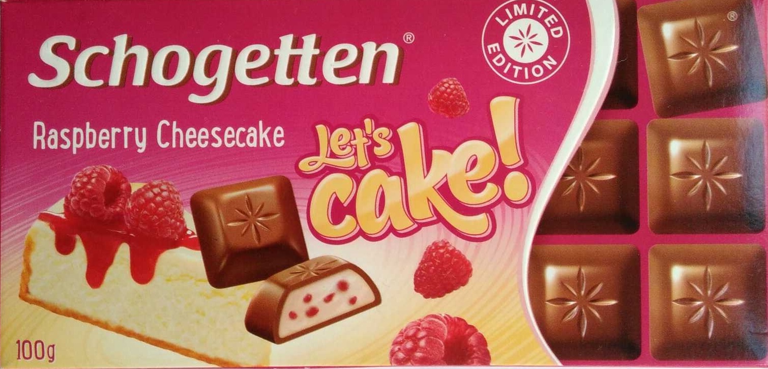 Schogetten Let's Cake! Raspberry Cheesecake - Product - de