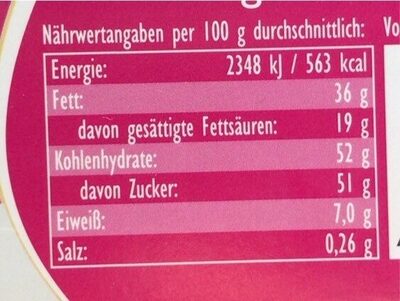 Joghurt-Erdbeer - Nutrition facts