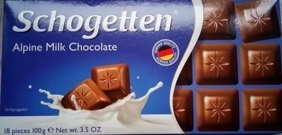 Schogetten alpine milk chocolate - Produkt - sr