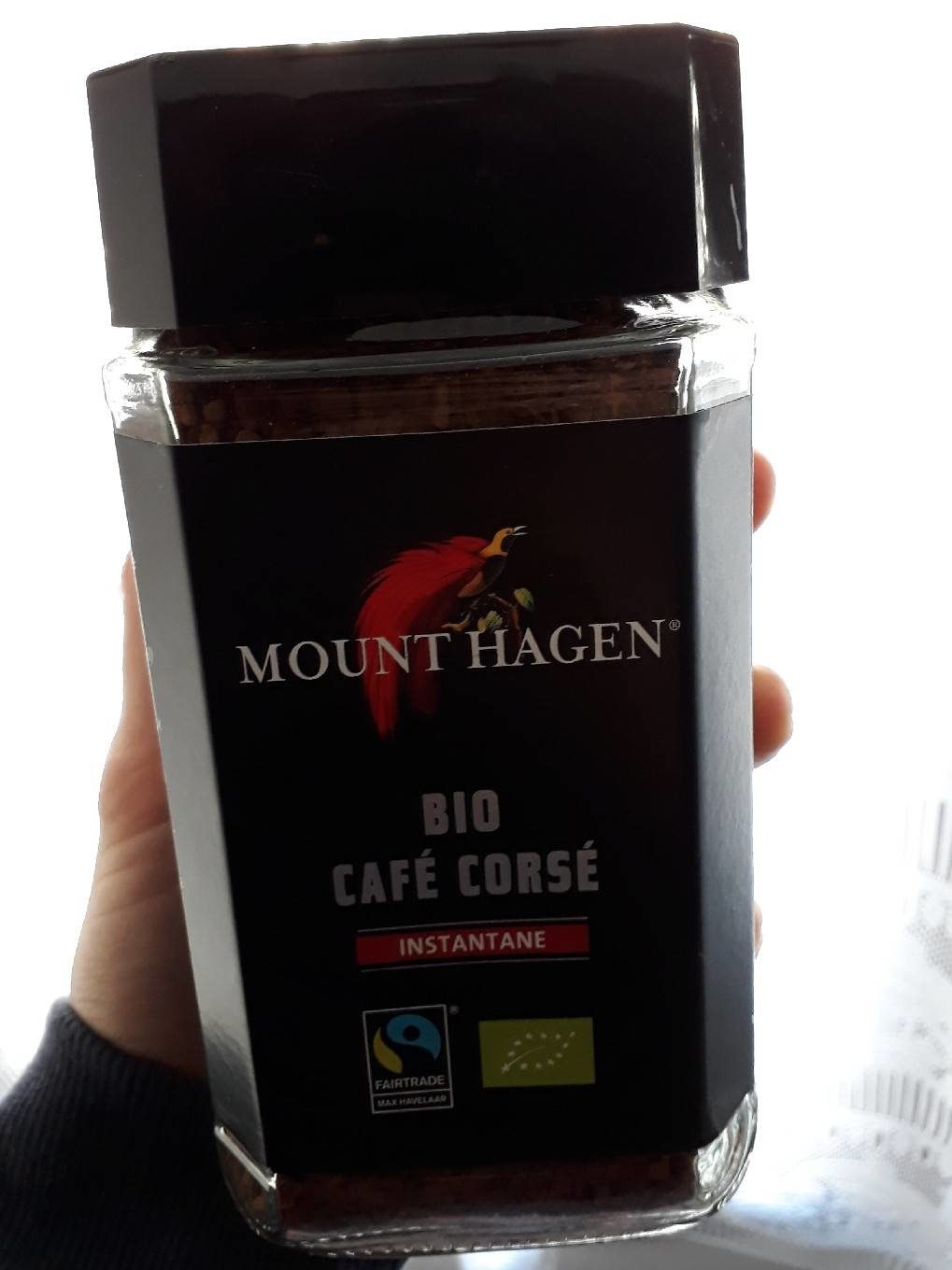 Bio café corsé instantané - Tableau nutritionnel