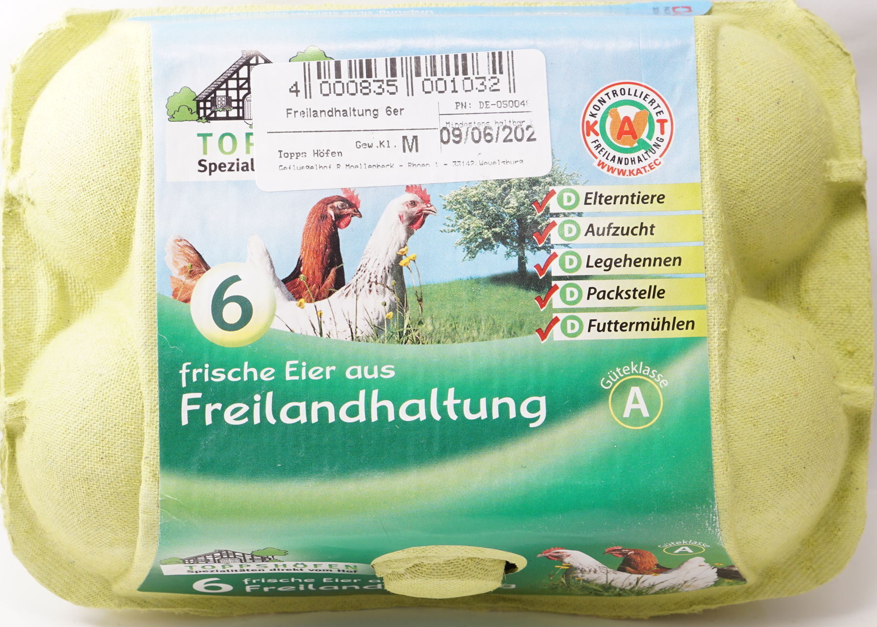Frische Eier aus Freilandhaltung - Produkt
