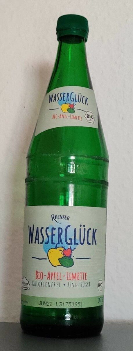 Wasser Glück (Apfel-Limette) - Produkt