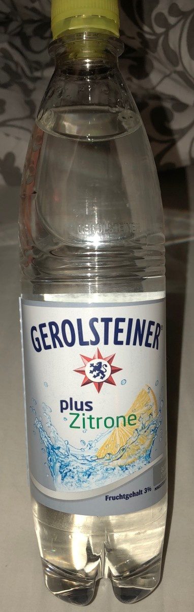 Gerolsteiner plus Zitrone - Product - fr