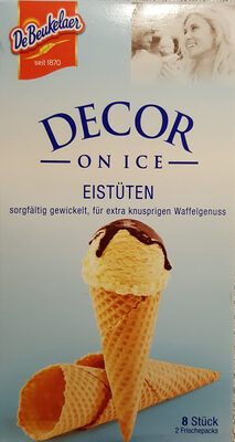 DECOR ON ICE Eis  Waffeltüten - Produkt