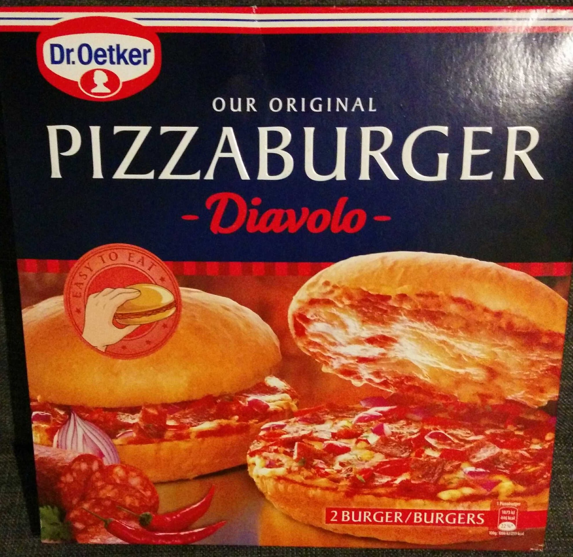 Pizzaburger Diavolo - Produit - de