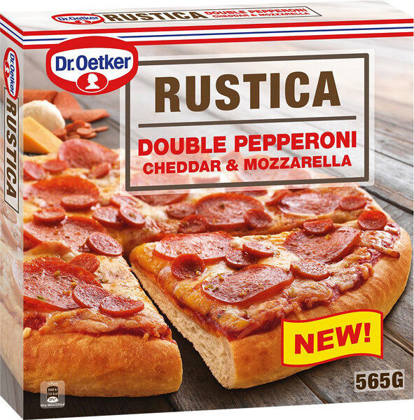 Rustica Double Pepperoni Cheddar & Mozzarella - Tuote
