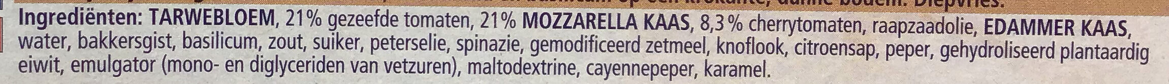 Ristorante Pizza Mozzarella - Ingrediënten