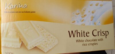 White chocolate with rice crispies - Product