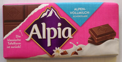 Alpia Alpenvollmilch-Schokolade - Product - de