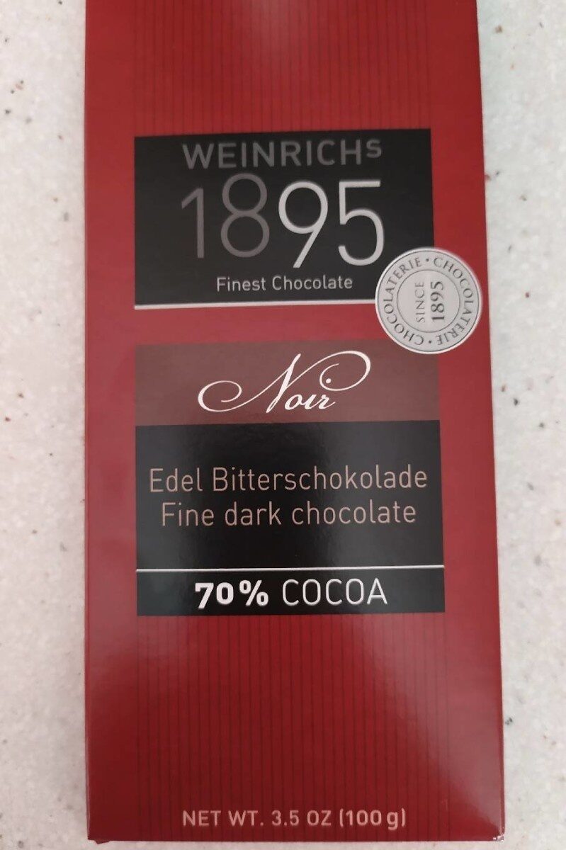 Weinrichs 1895 finest chocolate - Produkt - es