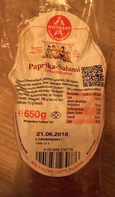 Paprika-salami - Produit