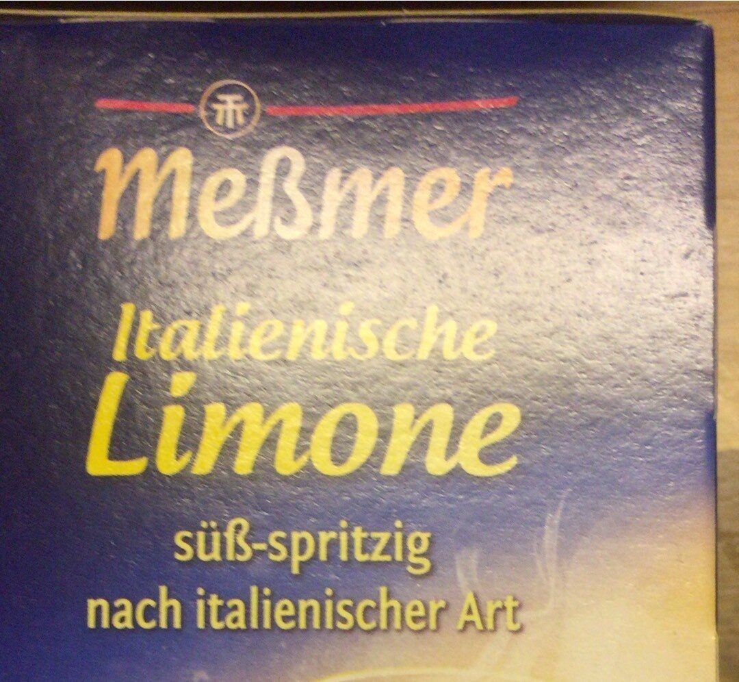 Tee Italienische Limone - Produkt