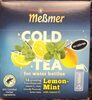 Cold tea lemon mint - Prodotto