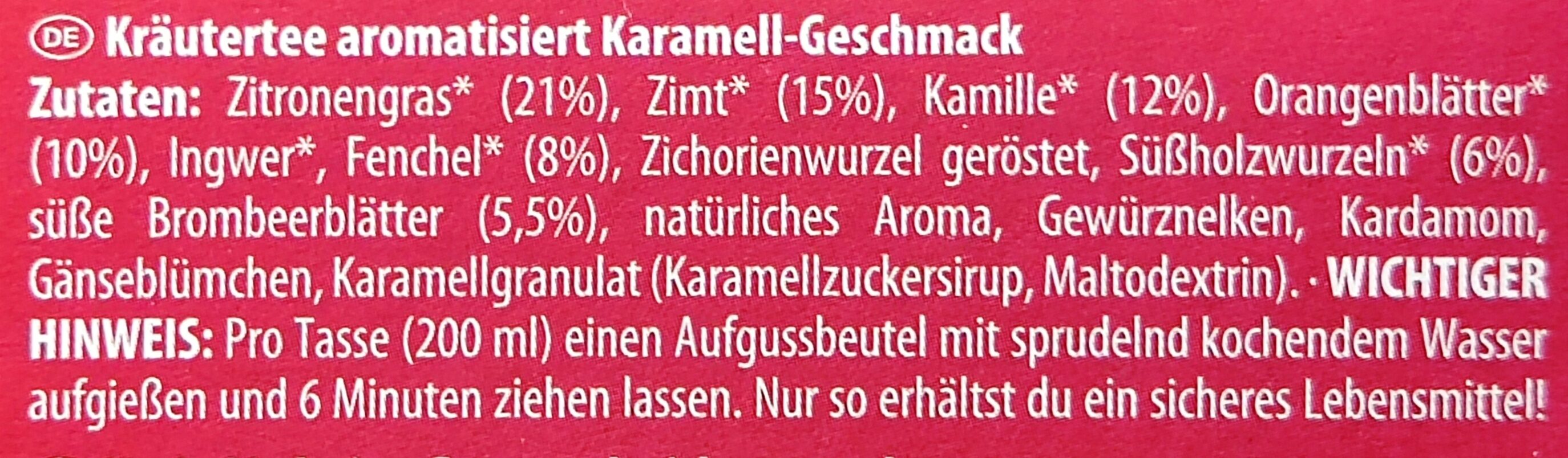 Sweet Soul - Kräuter & Karamell - Ingredients - de