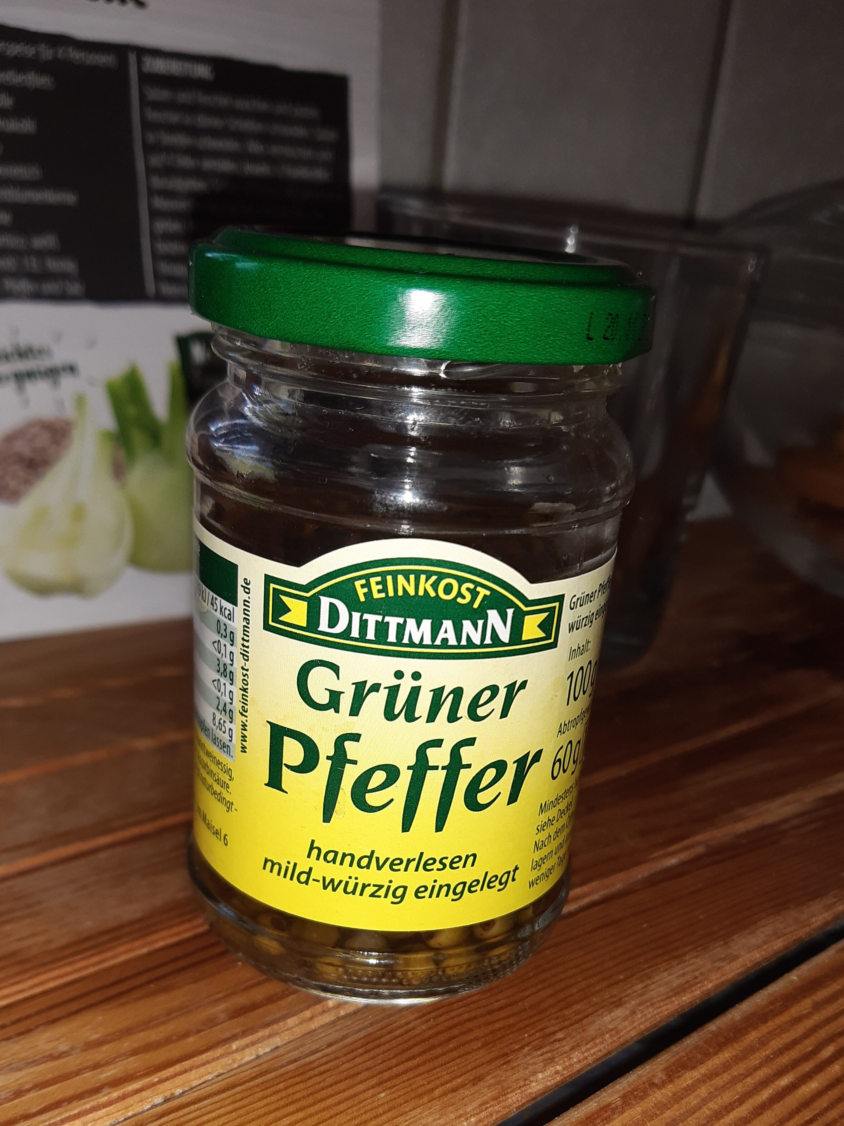 Pfeffer, Eingelegter Grüner Pfeffer - Produkt