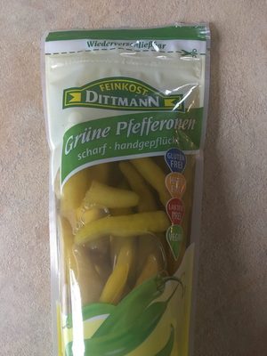 Grüne Pfefferonen - Produkt