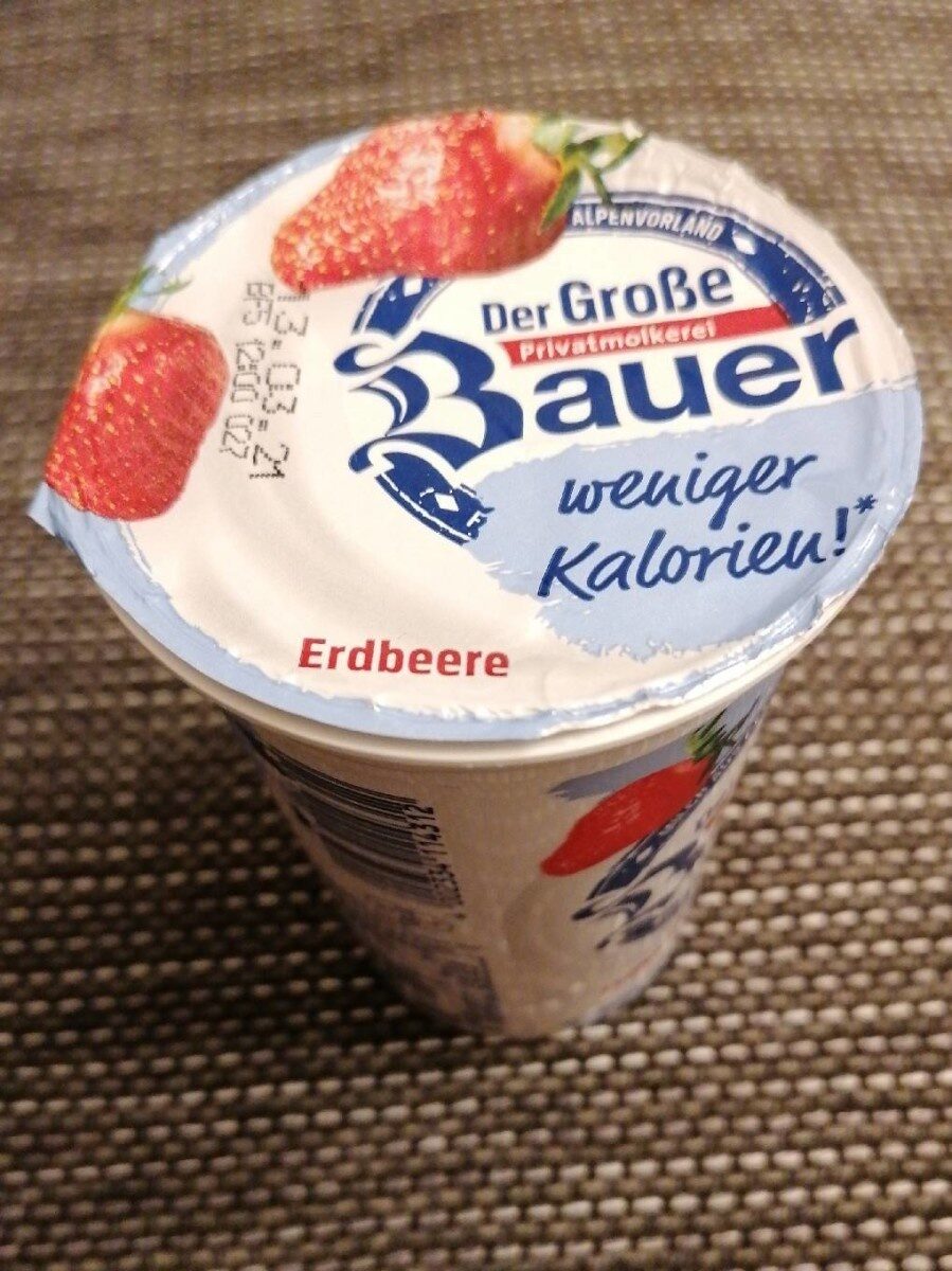 Der Große Bauer, Erdbeere wenig Kalorien! - Produkt