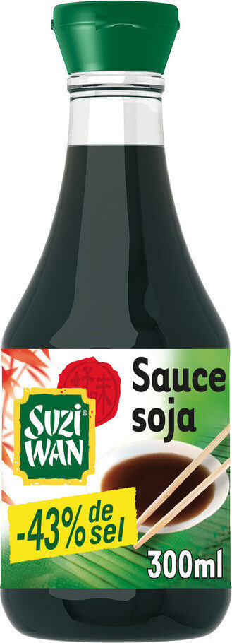 Sauce soja allégée en sel Suzi Wan 125 ml - Produit
