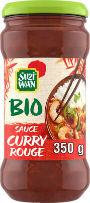 Sauce curry rouge BIO Suzi Wan 350g - Product - fr