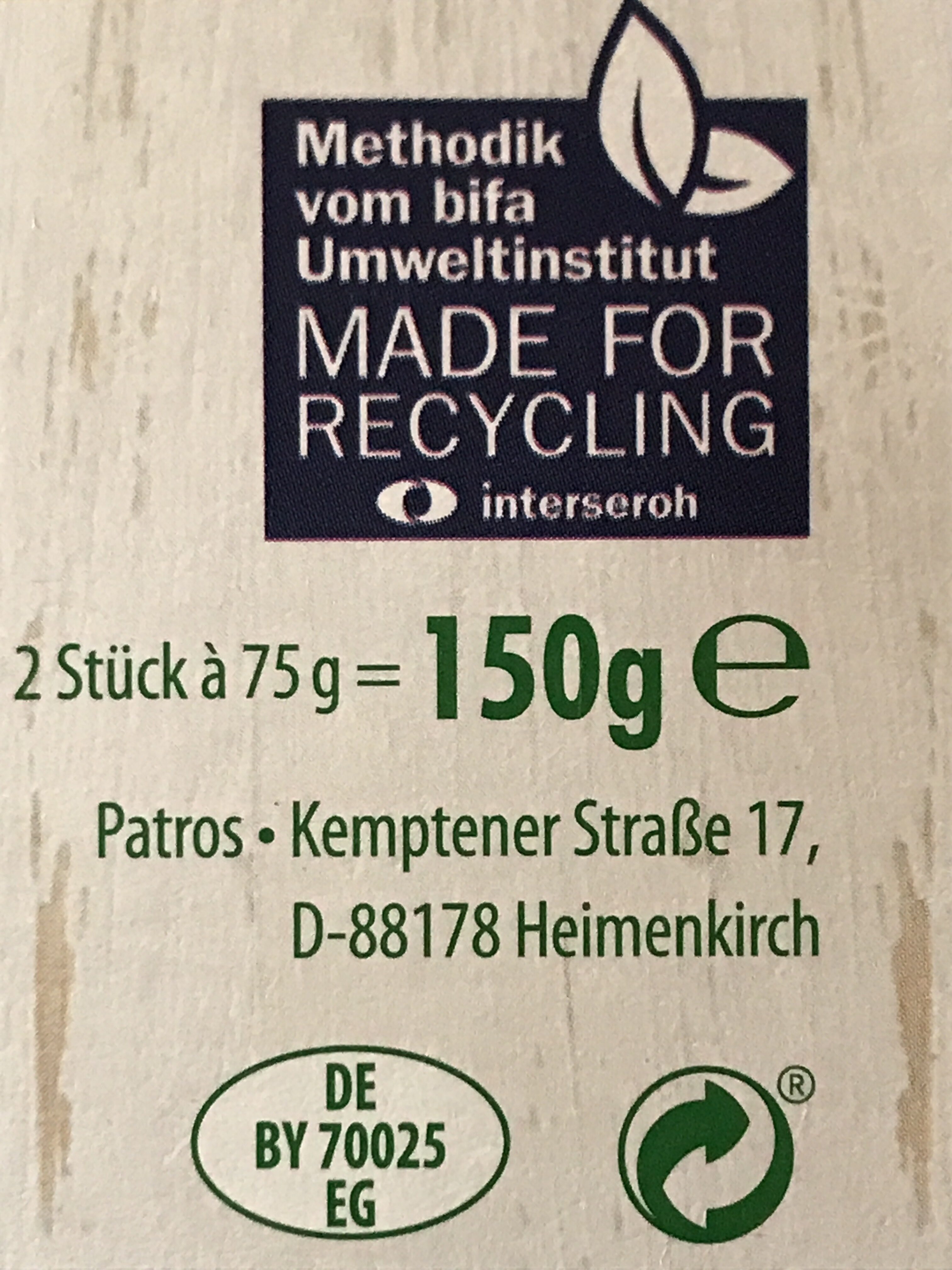 Für Grill und Pfanne - Recycling instructions and/or packaging information - de