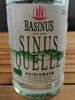 Basinus Medium Mineralwasser aus der Sinus Quelle - Product