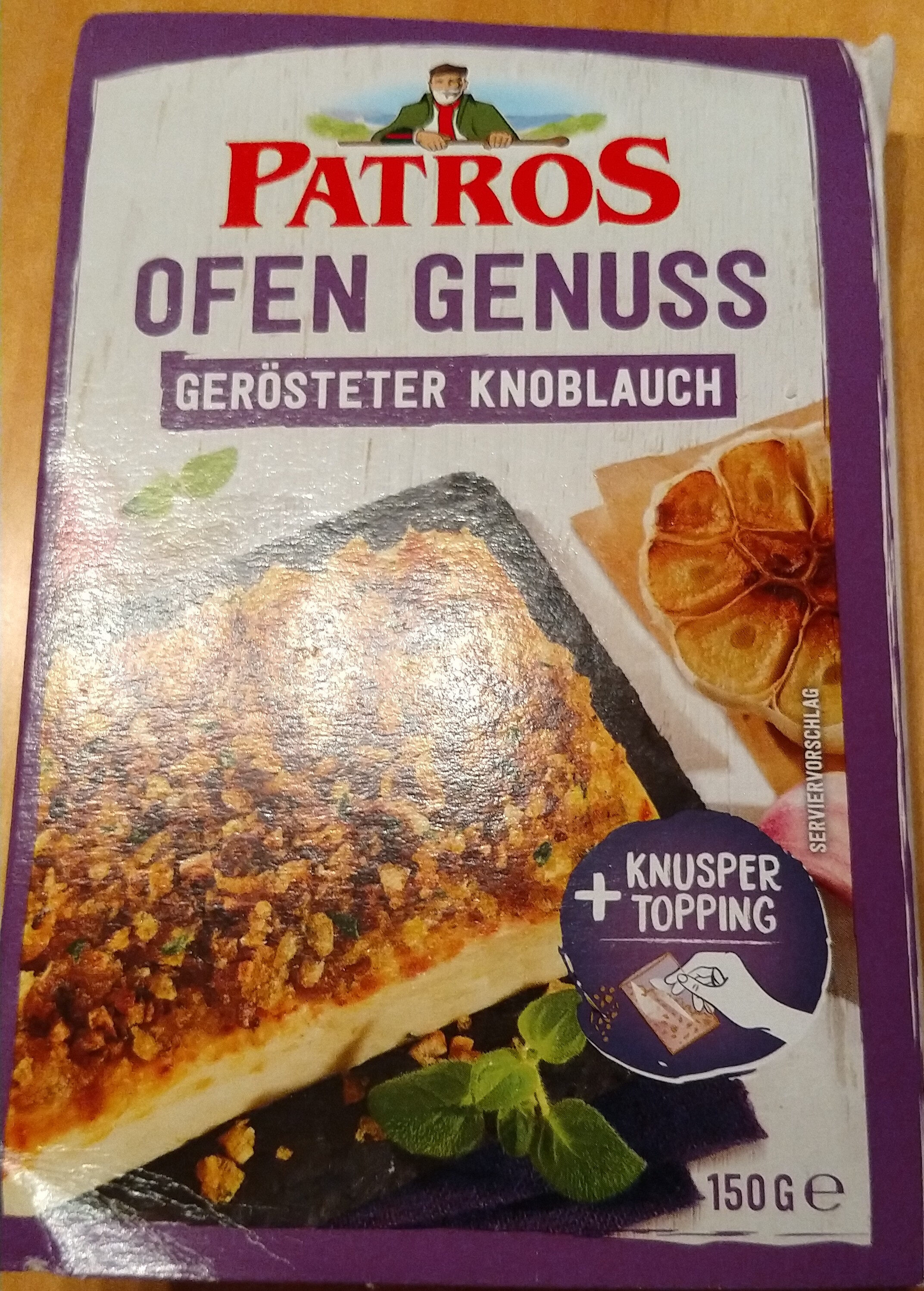 Patros Ofen Genuss Gerösteter Knoblauch - Produkt