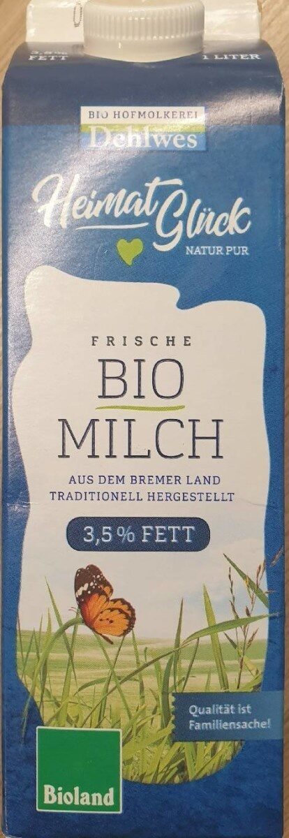 Frische Bio Milch - Product - de