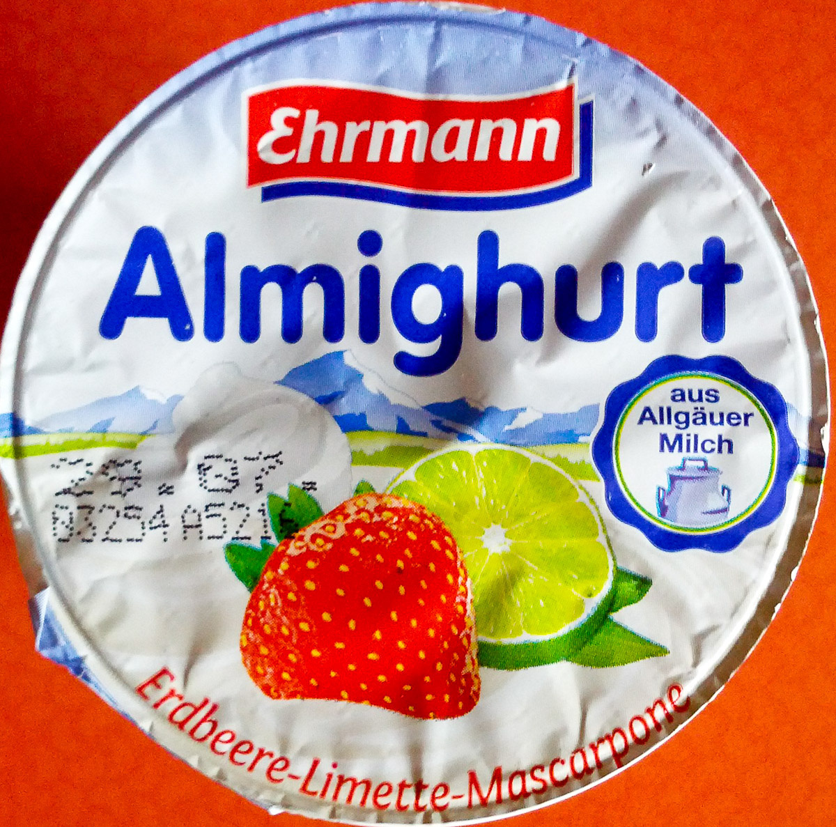 Almighurt Erdbeere-Limette-Mascarpone - Produkt