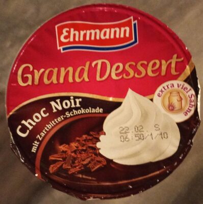 Grand Dessert Choc Noir mit Zartbitter-Schokolade - Producto - cs