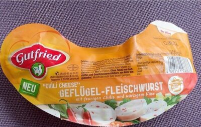 Geflügel-Fleischwurst „Chili Cheese“ - Produkt - fr