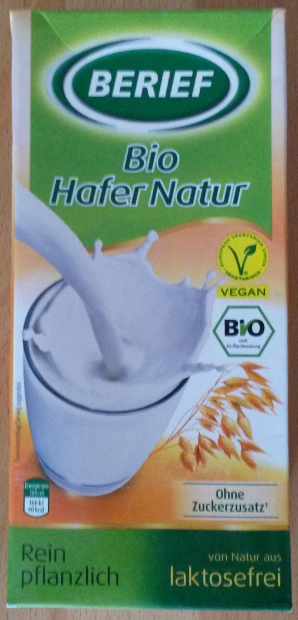 Bio Hafer Natur - Produkt
