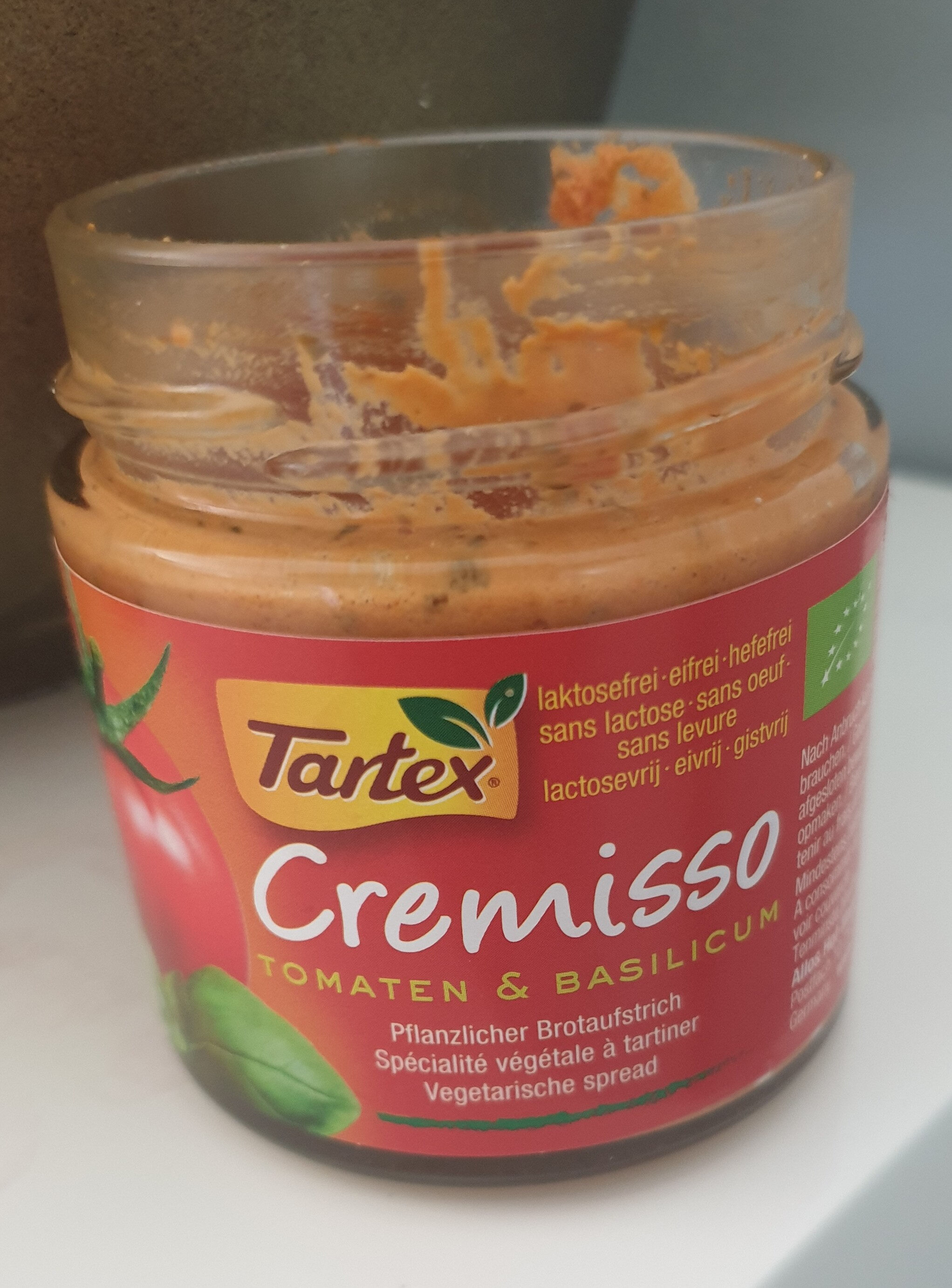 Tartex Cremisso Tomaat Basilic - Product - fr