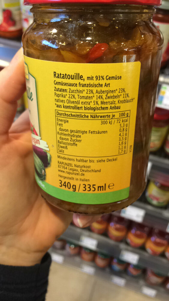 Ratatouille - Produkt