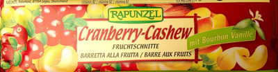 Cranberry-Cashew Fruchtschnitte - Product - de