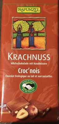Chocolat Au Lait & Noisettes Bio  Croc'nois - Produit