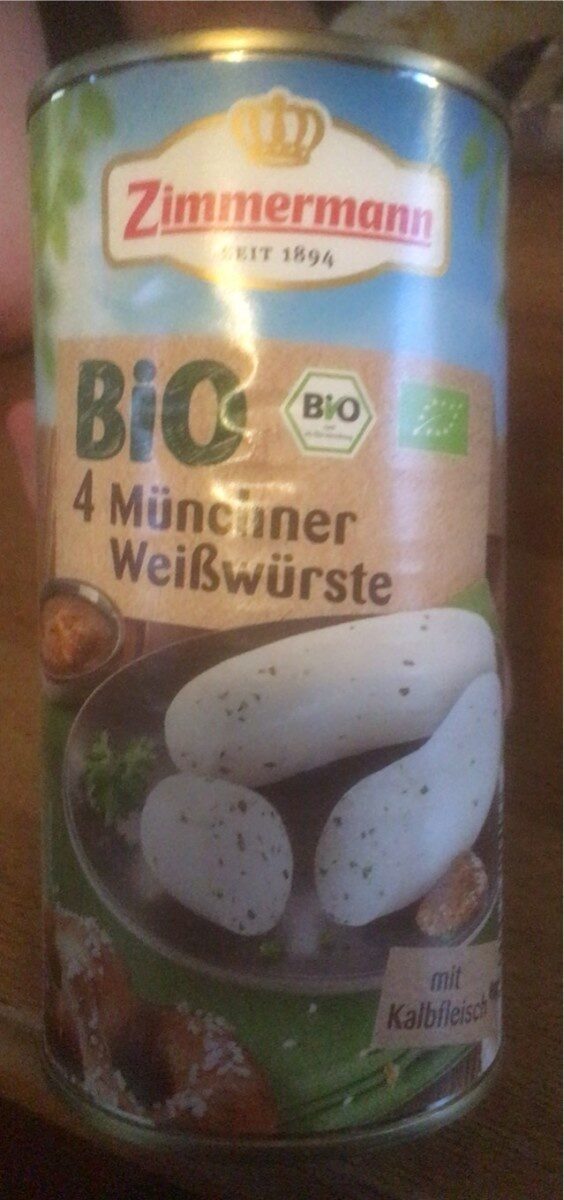 Bio Münchener Weißwürste - Produkt