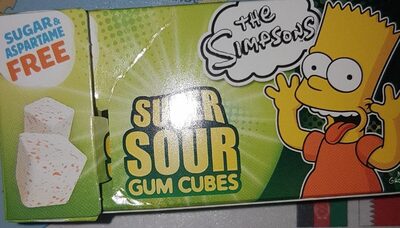 Super Sour Gum Cubes - Product - fr